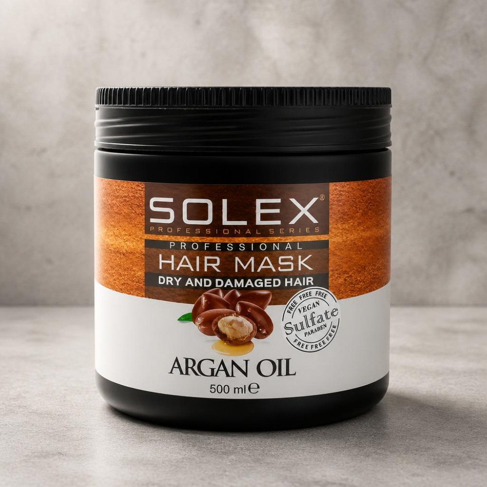 ماسک مو سولکس 500 میل بدون سولفات حاوی روغن آرگان