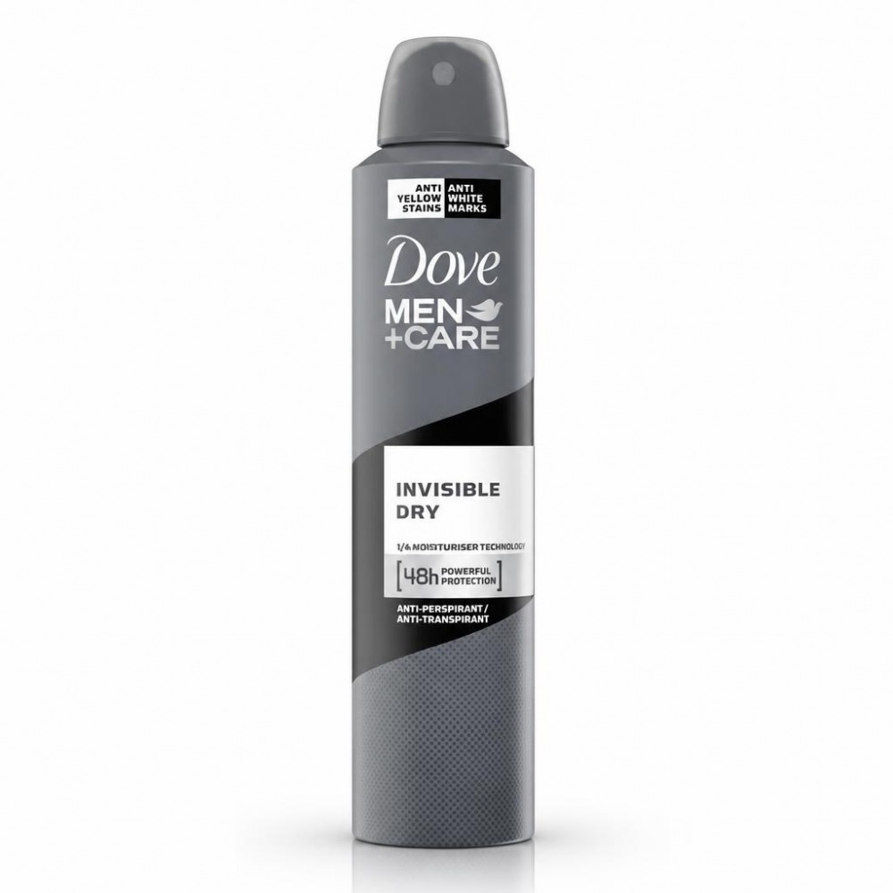 اسپری داو مردانه اورجینال 250 میل رایحه invisible dry