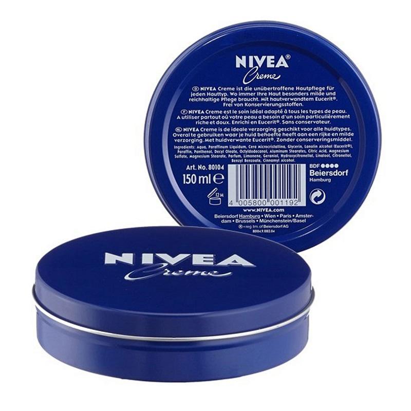 کرم مرطوب کننده قوطی فلزی نیوآ 150 میل