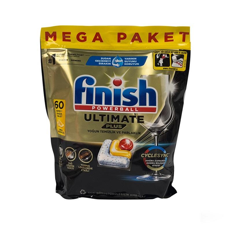 قرص ماشین ظرفشویی فینیش اولتیمیت پلاس 60 عددی