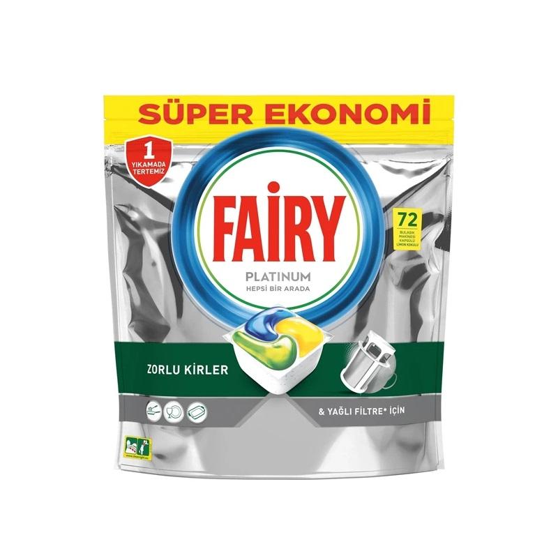 قرص ماشین ظرفشویی فیری پلاتینیوم 72 عددی