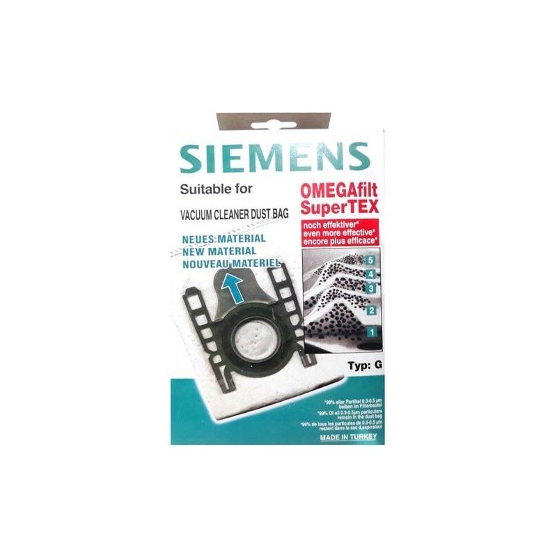 پاکت نانو 3 لایه جاروبرقی زیمنس 5 عددی (تیپ G)