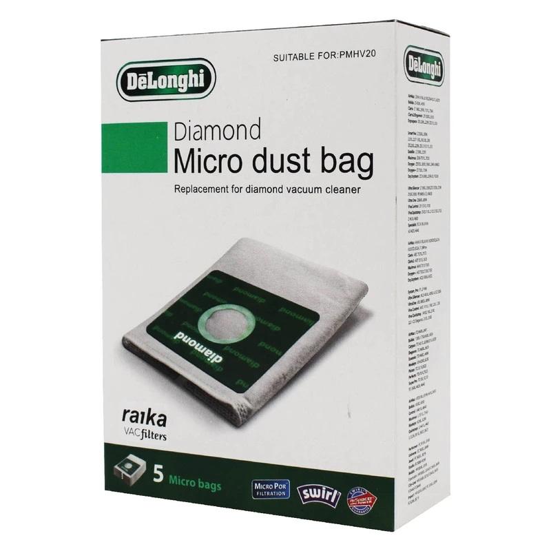 پاکت نانو 3 لایه جاروبرقی دیاموند و دلونگی و همه کاره 5 عددی