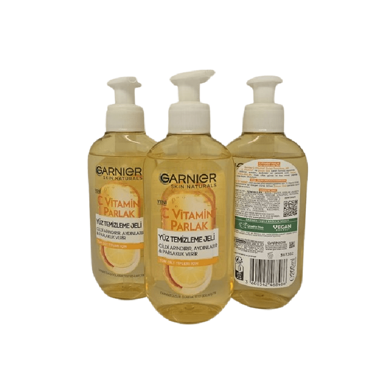 ژل شستشوی صورت ویتامین C گارنیر 200 میل
