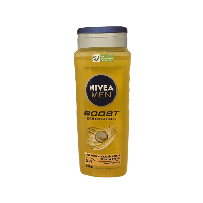 شامپو بدن و سر مردانه کافئین نیوا اصلی 500 میل