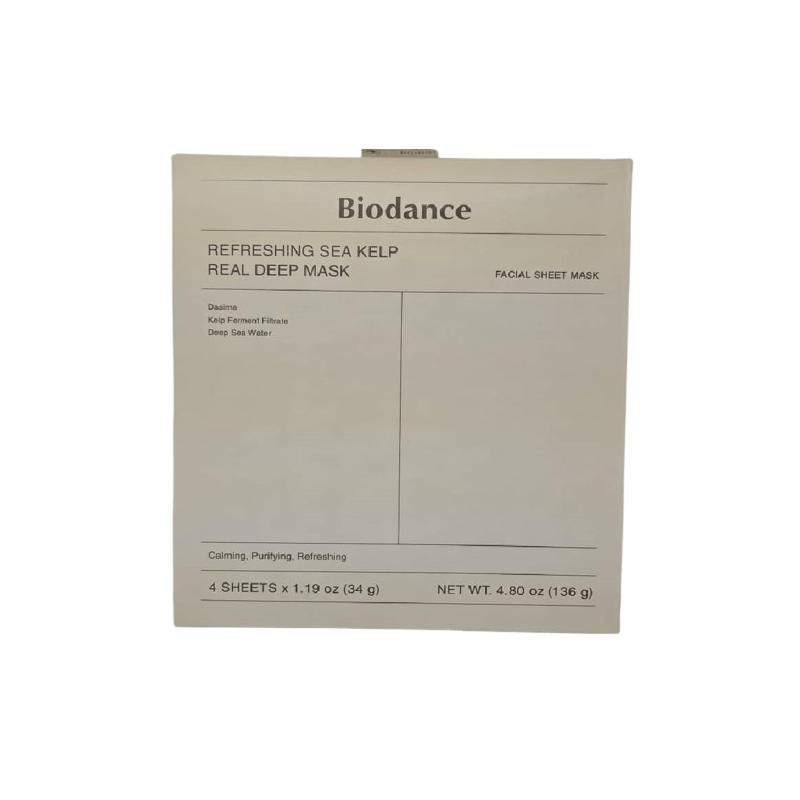 ماسک جلبک دریایی و کنترل چربی بایودنس 4 عددی