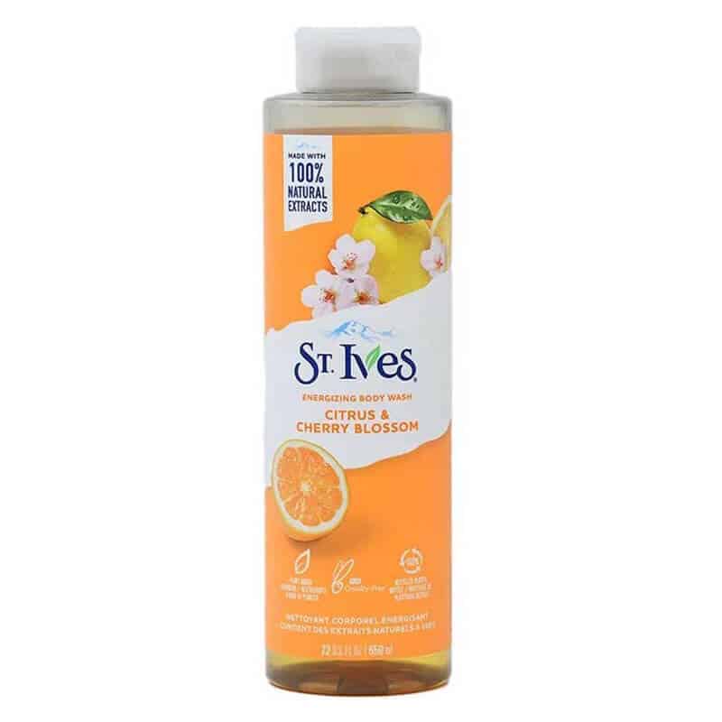 شامپو بدن سنت ایوز 650 میل شامپو بدن انرژی زا با رایحه مرکبات و شکوفه گیلاس 