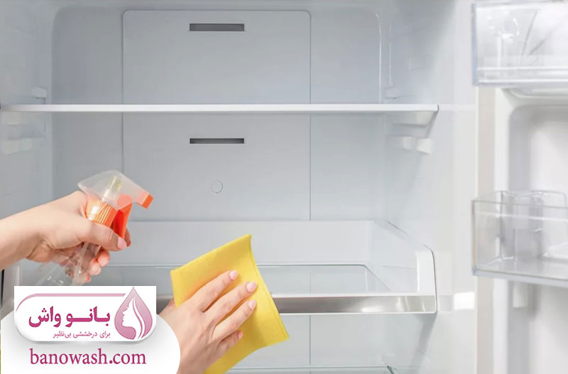 نحوه تمیز کردن یخچال بدون آسیب به مواد غذایی 