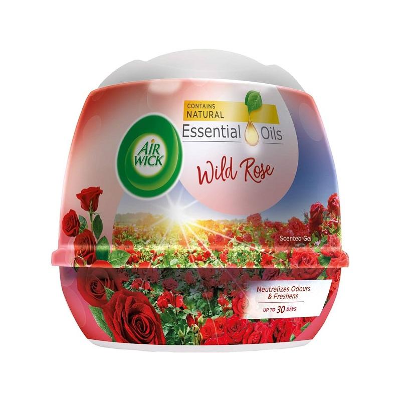 ژل خوشبوکننده سرویس بهداشتی و حمام ایرویک (ماندگاری 30 روزه) رایحه گل رز 