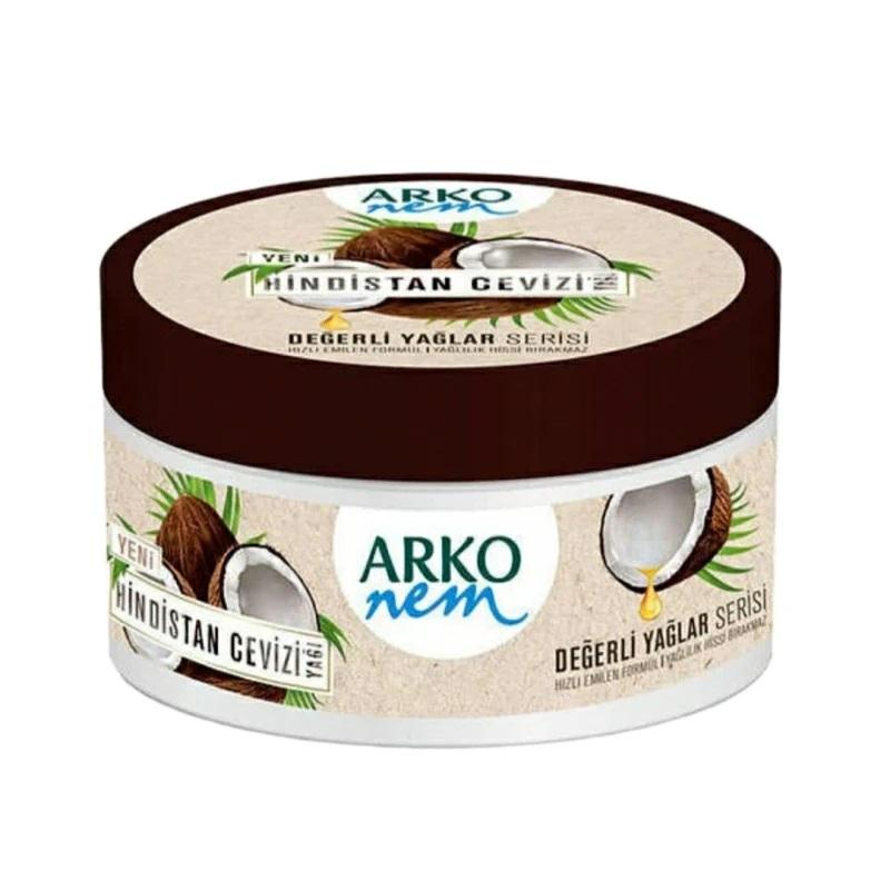 کرم مرطوب کننده کاسه ای آرکو حاوی روغن نارگیل 250 میل