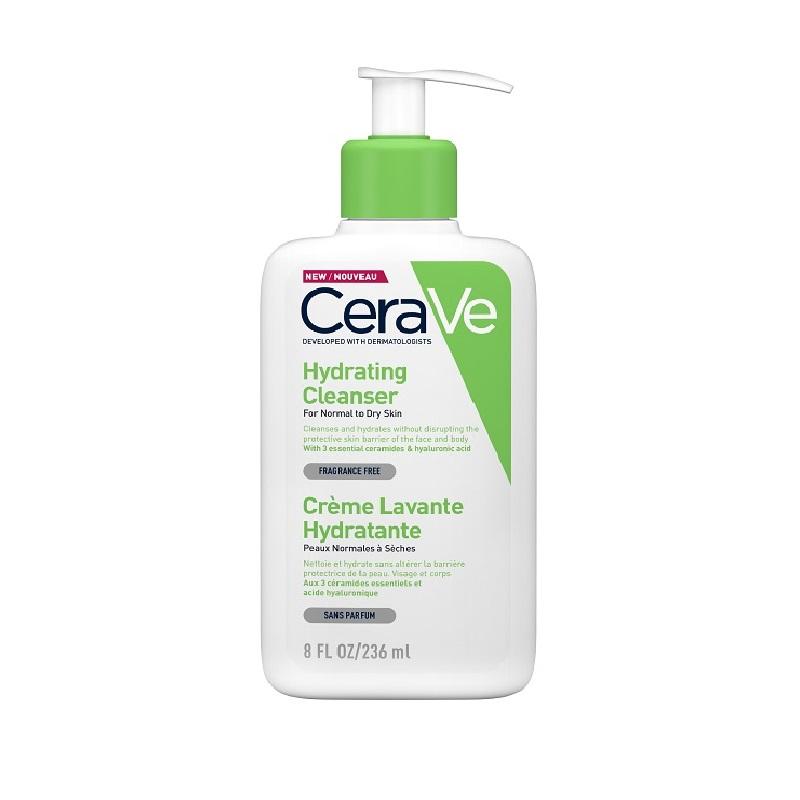 ژل شستشو آبرسان قوی سراوی 236 میل مناسب پوست های نرمال و خشک