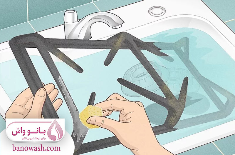 روش های تمیز کردن اجاق گاز و از بین بردن چربی 