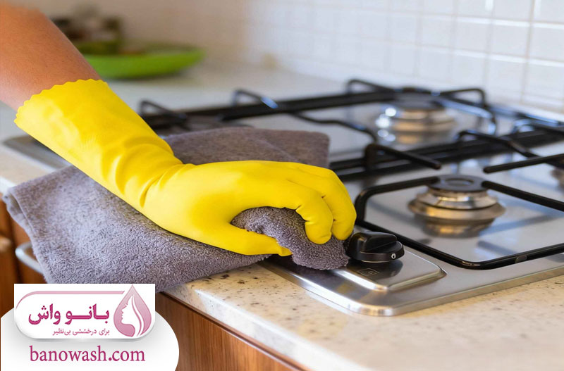 روش های پیشگیری از چربی گرفتن دوباره اجاق گاز 