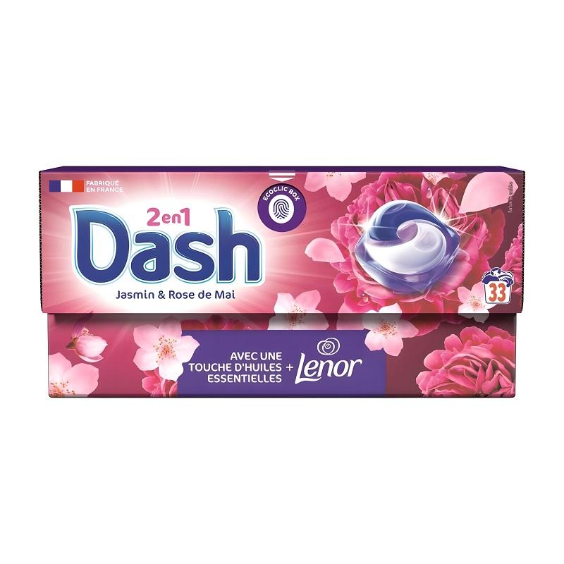 قرص لباسشویی لنور 33 عددی دش رایحه گل رز و یاس 