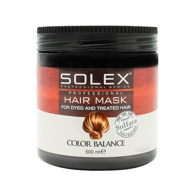 ماسک مو سولکس بدون سولفات مناسب موهای رنگ شده 500 میل