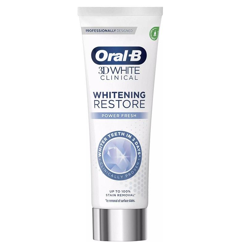 خمیردندان سفید کننده و ترمیم کننده اورال بی 75 میل