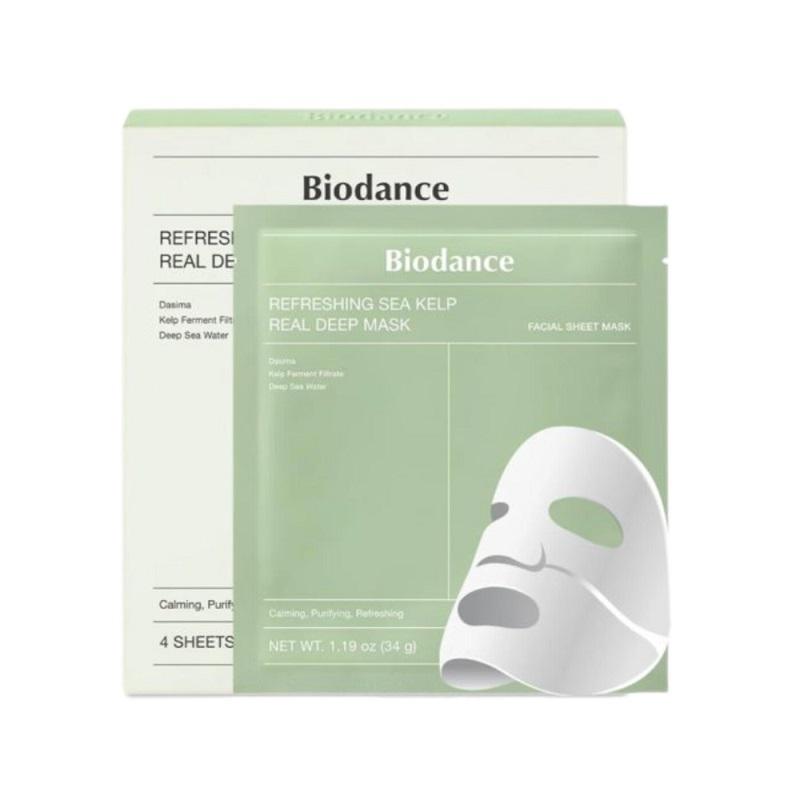 ماسک جلبک دریایی و کنترل چربی بایودنس 4 عددی