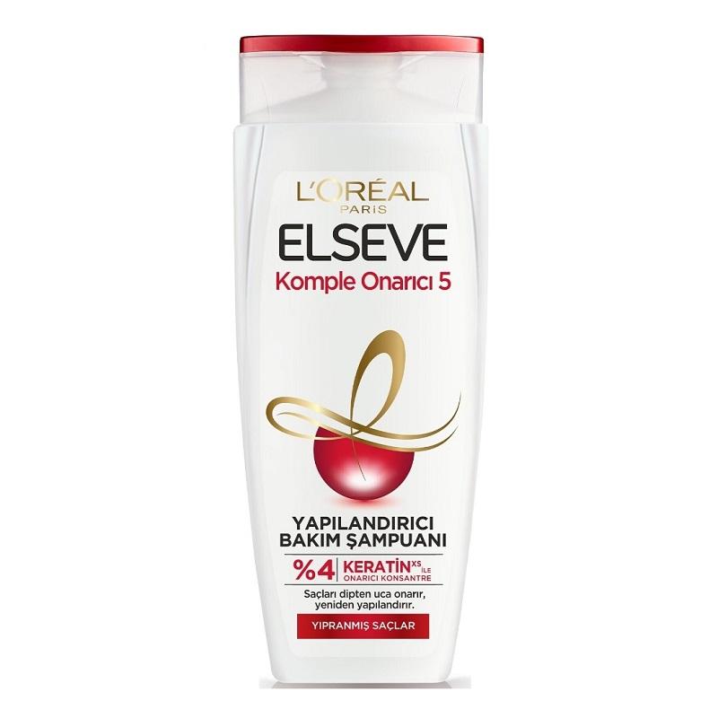 شامپو 5 کاره ترمیم کننده و کراتینه مو  لورال 450 میل