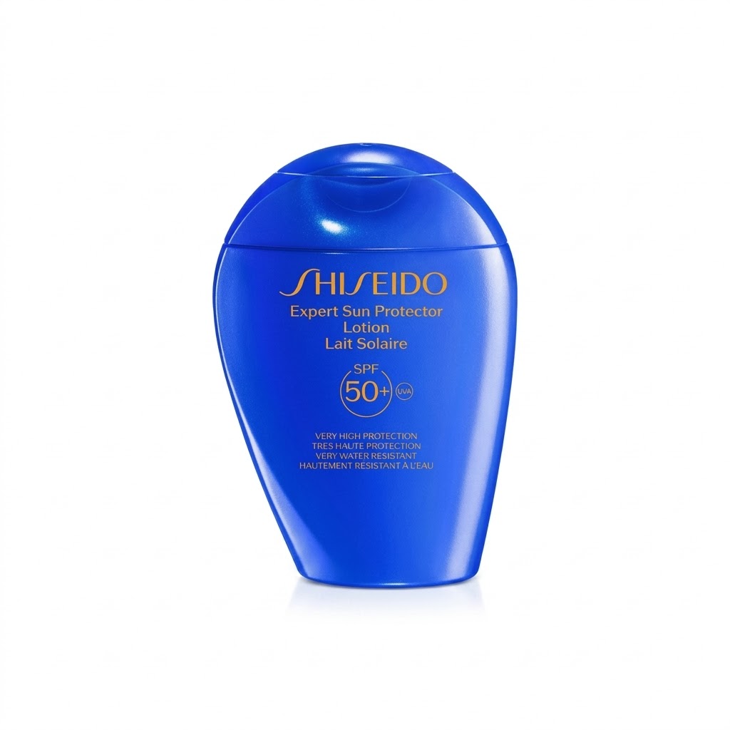 لوسیون ضد افتاب شیسیدو بدون رنگ مناسب پوست نرمال و خشک +SPF 50 ساخت سوییس 50 میل