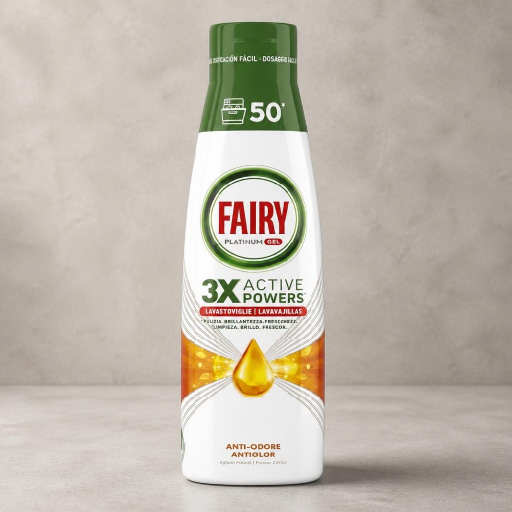 ژل پلاتینیوم فیری 900 میل 50 بار استفاده 3x رایحه مرکبات