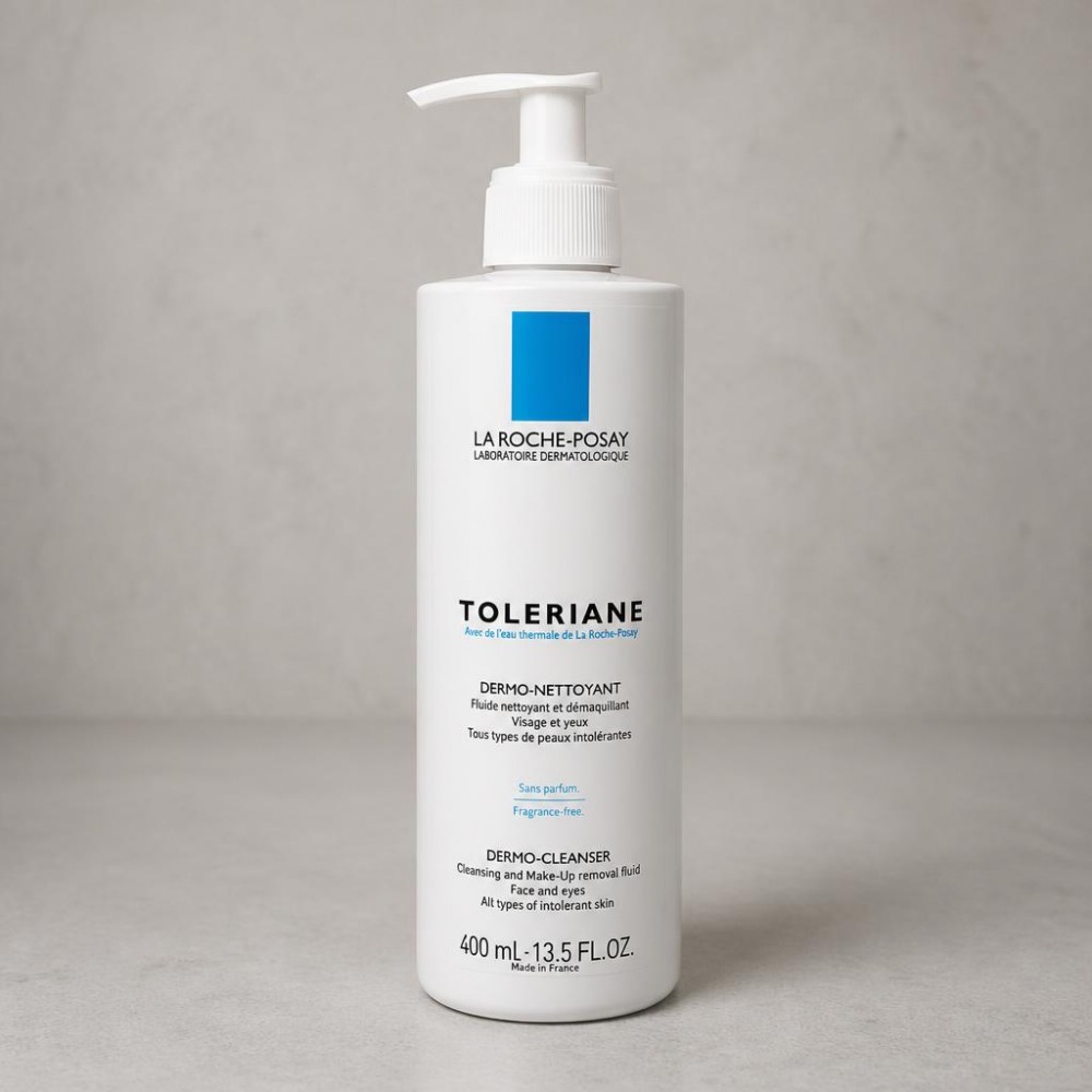 شیر پاک کن فلوئید چشم و صورت مناسب انواع پوست حتی حساس لاروش پوزای مدل toleriane ساخت فرانسه 400 میل