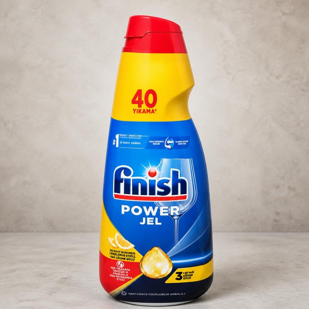 ژل ماشین ظرفشویی فینیش رایحه لیمو 40 بار مصرف