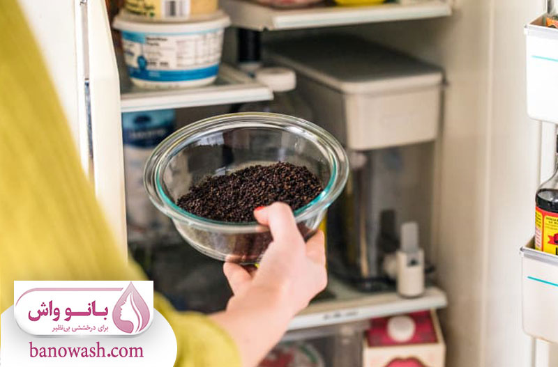 مواد طبیعی و خانگی برای رفع بوی بد یخچال 