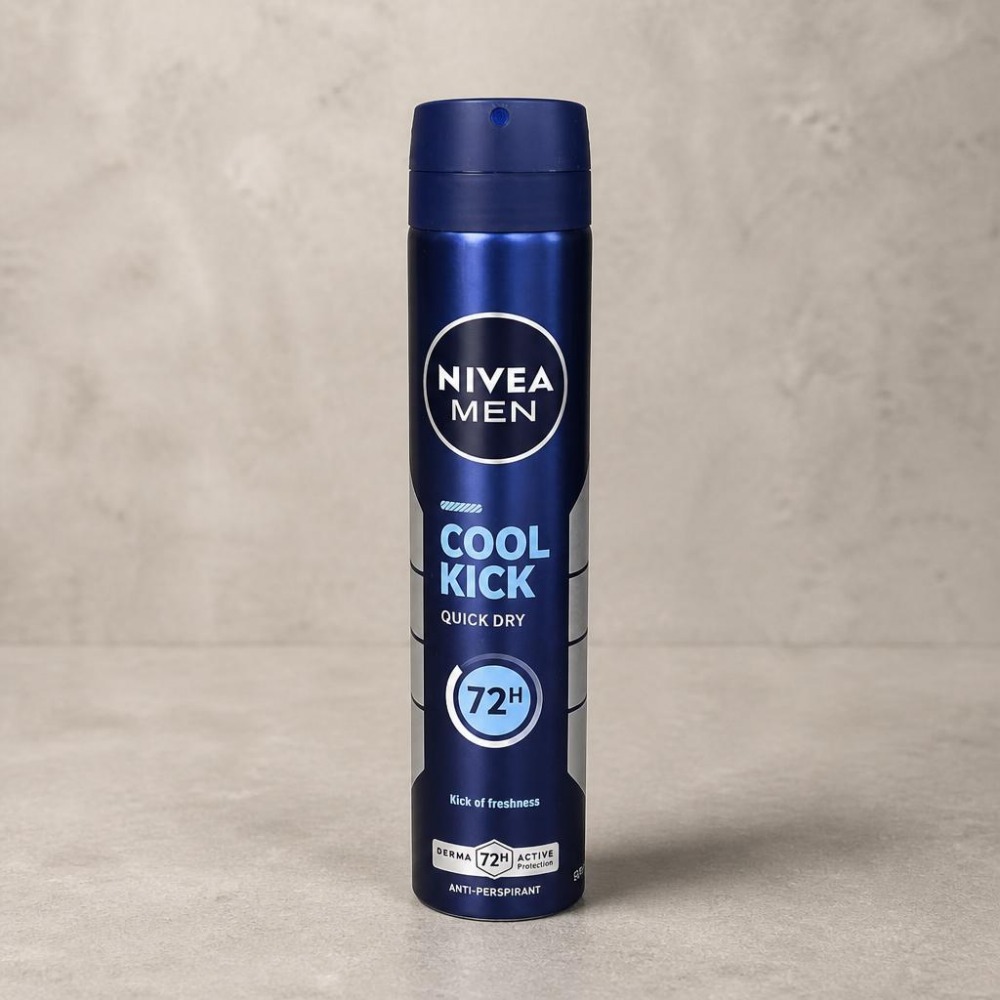 اسپری ضدتعریق پودری نیوآ مردانه رایحه خنک 72 ساعته مدل COOL KICK سفارش آلمان 200میل