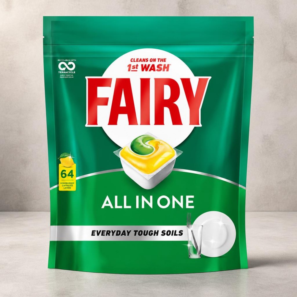 قرص ظرفشویی فیری 64 عددی all in one