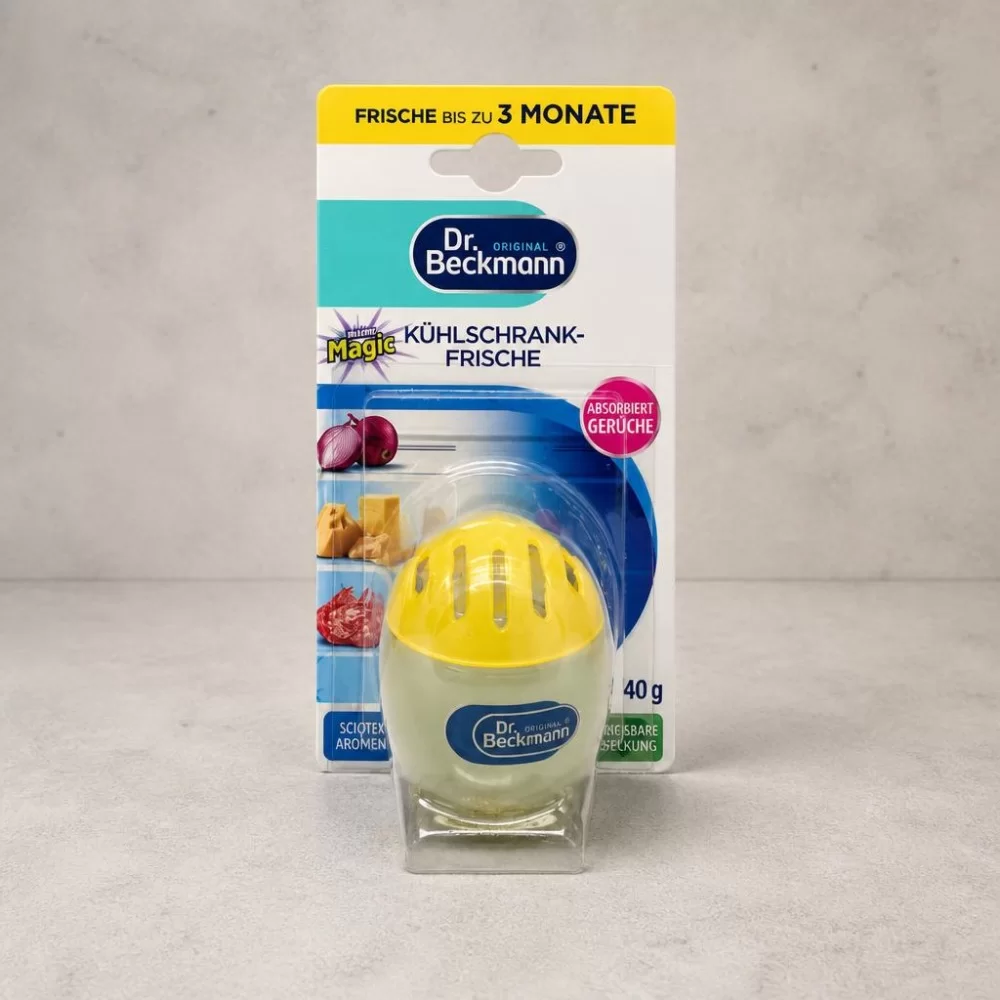 بوگیر خوشبو کننده یخچال فریزر دکتربکمن DrBeckmann ساخت آلمان 40گرمی لیمویی