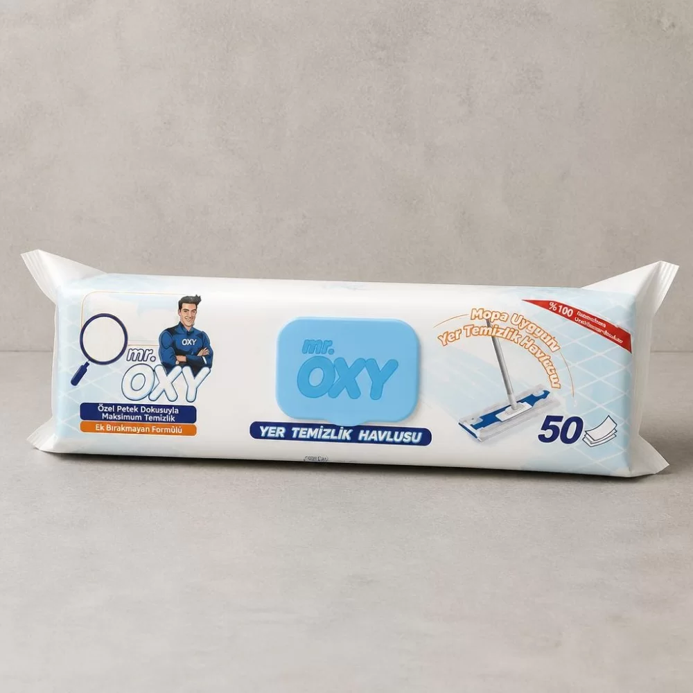 دستمال مرطوب تی مستر اوکسی 50 عددی